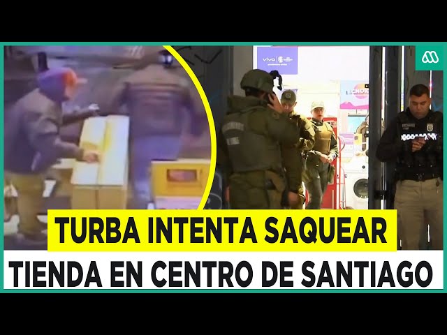 Violento intento de saqueo: Turba golpea a trabajadores para robar televisores