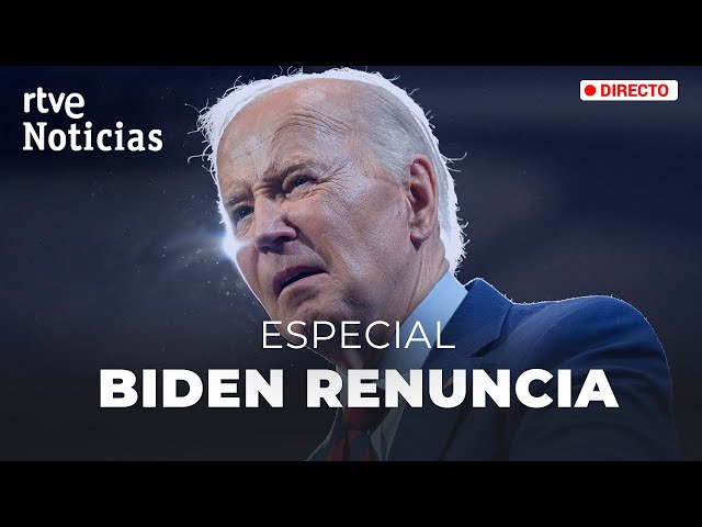 ⁣BIDEN: ESPECIAL INFORMATIVO tras el ANUNCIO de su RETIRADA de la CARRERA PRESIDENCIAL | RTVE