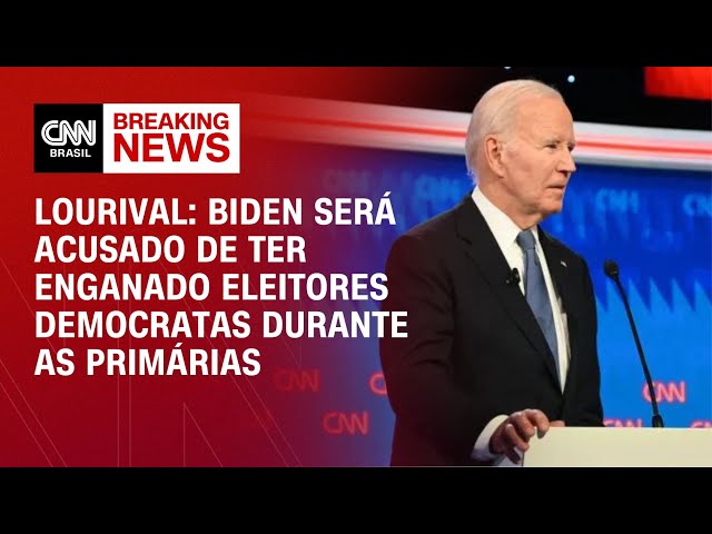 Lourival: Biden será acusado de ter enganado eleitores democratas durante as primárias | AGORA CNN