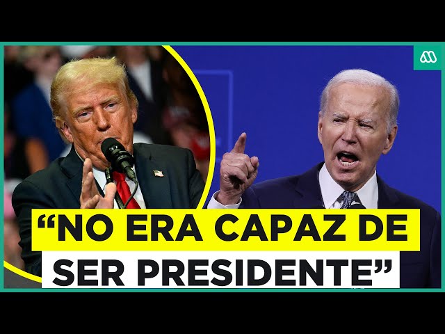 Donald Trump es enfático con Joe Biden: Le dedicó fuertes mensajes tras abandonar la carrera