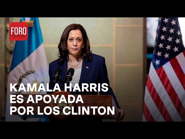 Kamala Harris recibe apoyo de Los Clinton; va solo 2 puntos abajo de Trump - Las Noticias