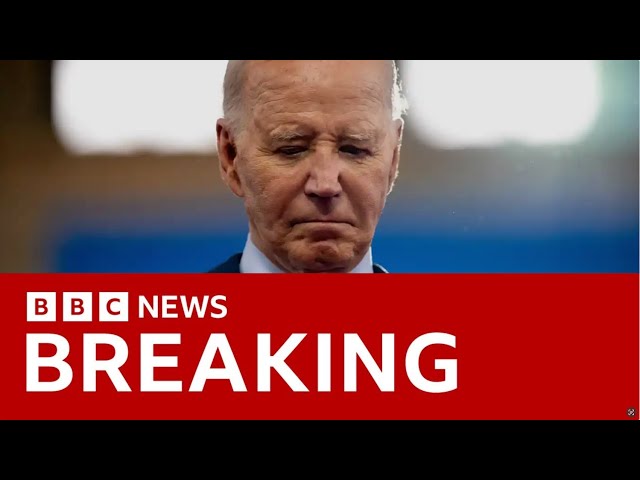 ⁣Joe Biden abandons presidential race and endorses Kamala Harris  | BBC News