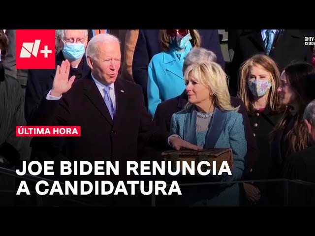 En Vivo: El presidente, Joe Biden, decide abandonar la carrera a la Presidencia de EUA.