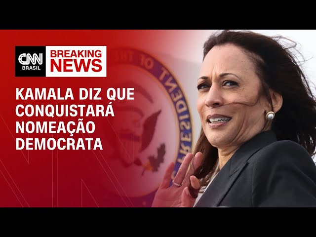 Kamala diz que conquistará nomeação democrata | AMÉRICA DECIDE