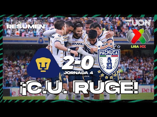 Resumen y goles | Pumas 2-0 Pachuca | Liga Mx -AP2024 - J4 | TUDN