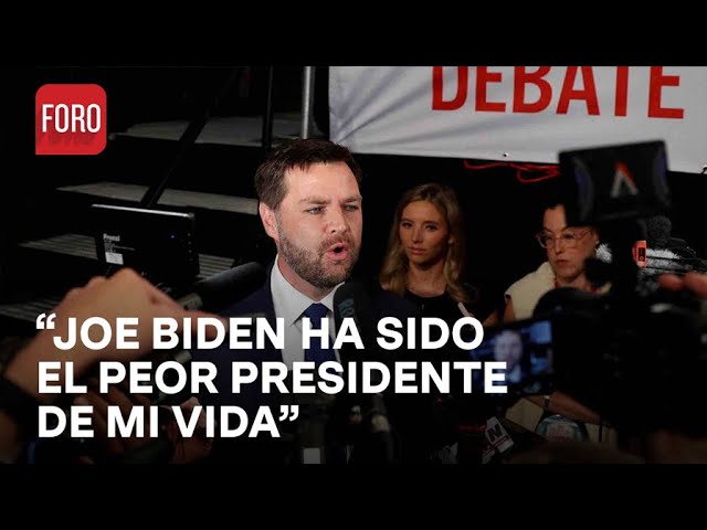 J.D. Vance se pronuncia después de que Joe Biden anunció su renuncia a la contienda - Las Noticias