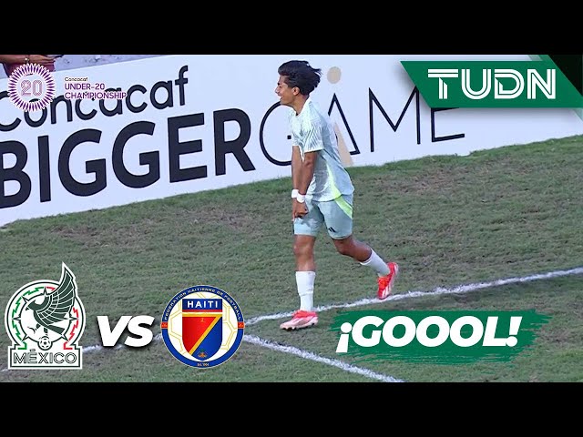 ¡EL PRIMERO DE LA NOCHE! Gol de Yael Padilla | México 1-0 Haití | CONCACAF Sub20 Championship | TUDN