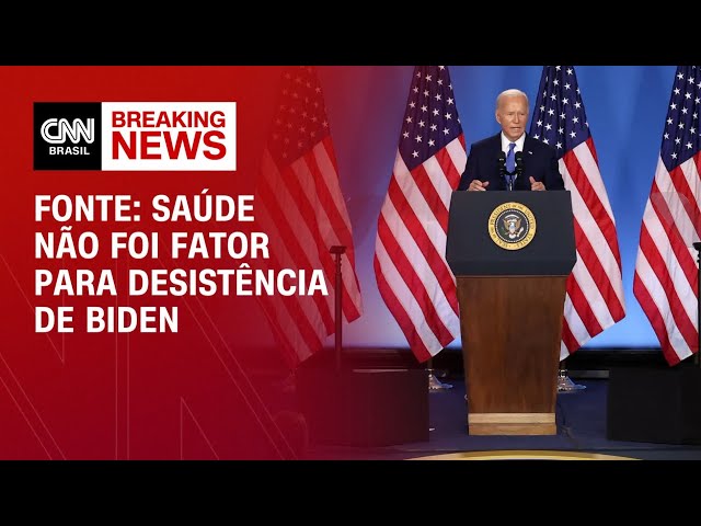 Fonte: Saúde não foi fator para desistência de Biden | AMÉRICA DECIDE