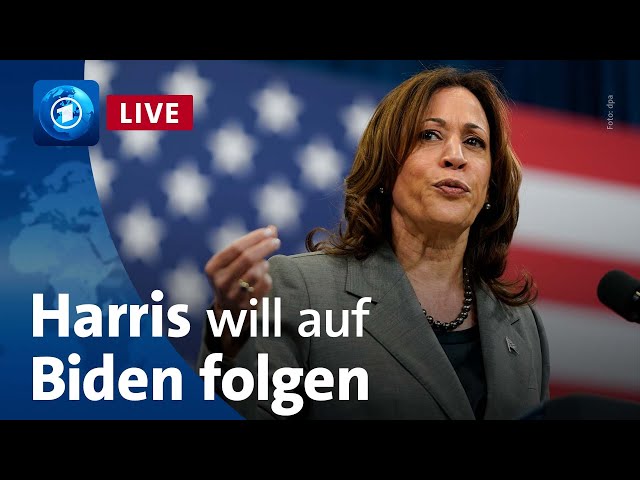 Harris will auf Biden folgen: Wie es im US-Wahlkampf jetzt weitergeht