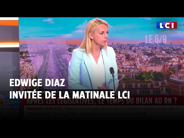 "Le RN est incontestablement un parti pivot" à l'Assemblée : Edwige Diaz