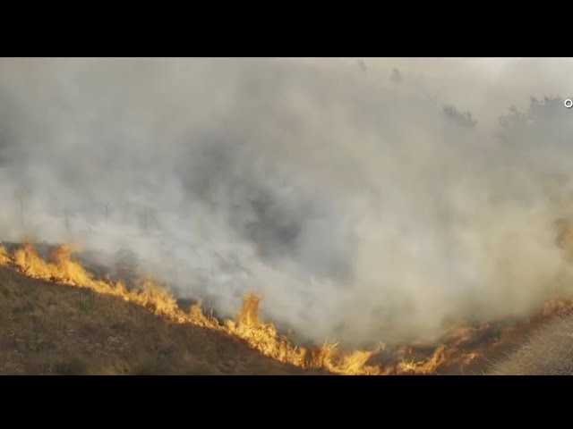 ⁣Eagle fire in corona burns 500 acres