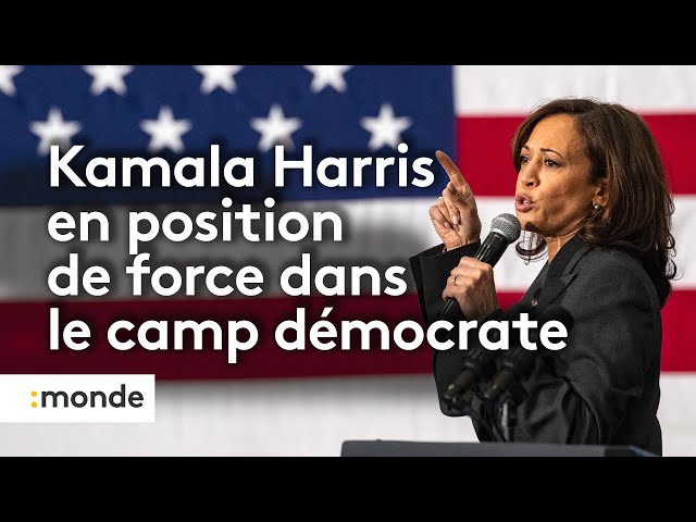 Présidentielle américaine : Kamala Harris en position de force dans le camp démocrate