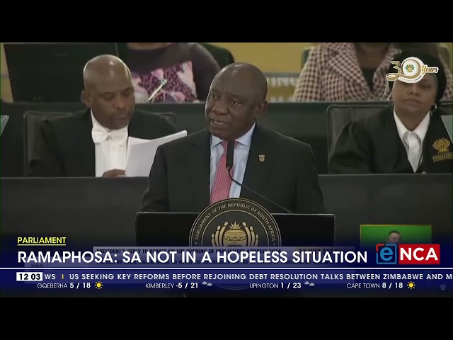 Parliament | SA not in a hopeless situation