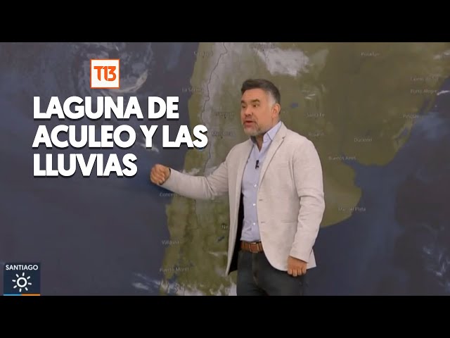 Imagen satelital muestra cómo está la laguna de Aculeo tras la lluvia de este 2024