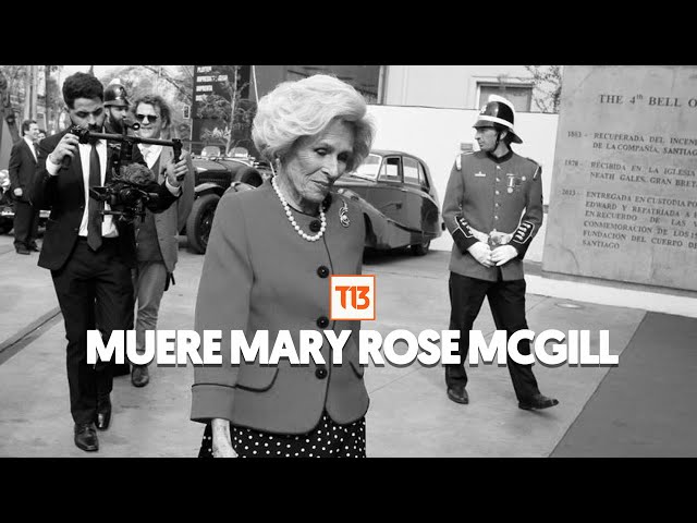 Confirman la muerte de Mary Rose Mac-Gill