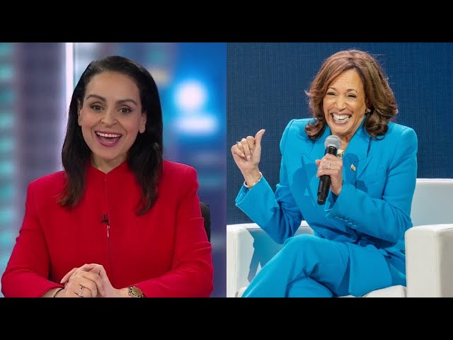 Sky News host reacts to 'lefties losing it gold' on Kamala Harris