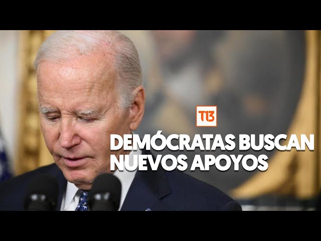 El día después de la renuncia de Biden a la reelección: Frenética búsqueda de candidato y apoyo