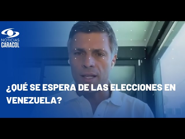 ⁣Leopoldo López, opositor venezolano, se pronuncia sobre la recta final de las elecciones