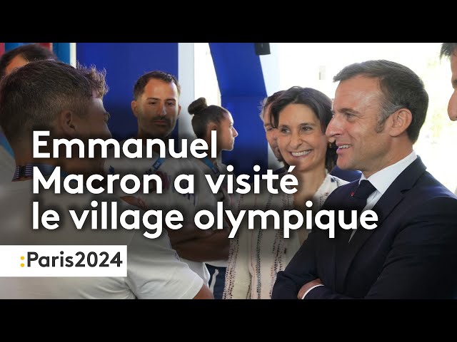⁣Emmanuel Macron évoque une "trêve politique" à l'occasion des Jeux olympiques