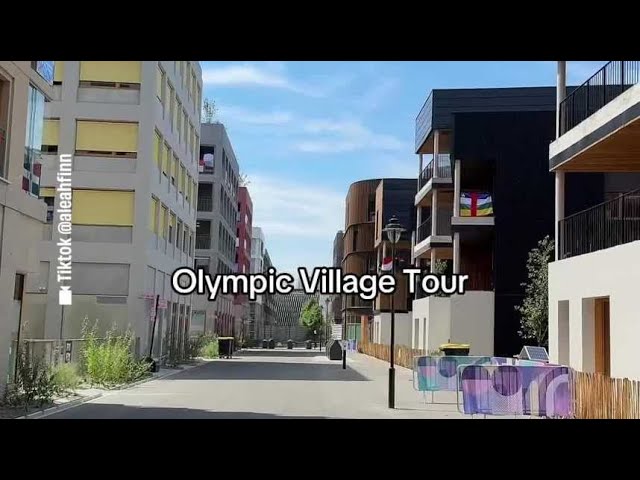 ⁣JO de Paris 2024 : Les athlètes nous font visiter le Village olympique