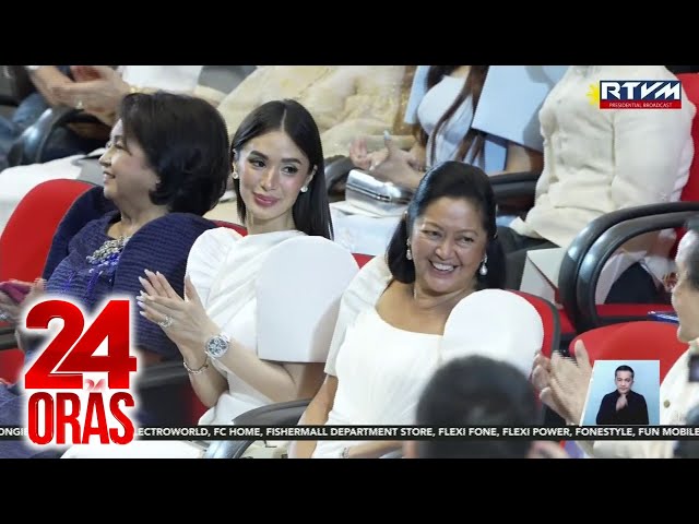 ⁣First Lady Liza Marcos na katabi ng VP sa SONA 2023, si Heart Evangelista na ang katabi | 24 Oras