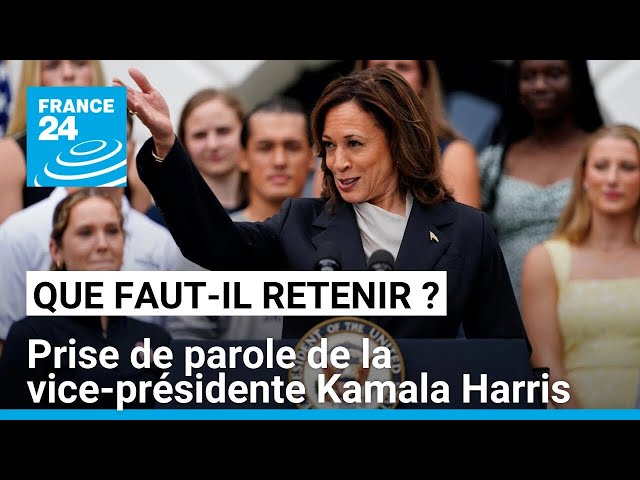 ⁣Décryptage : que faut-il retenir de la prise de parole de Kamala Harris ? • FRANCE 24