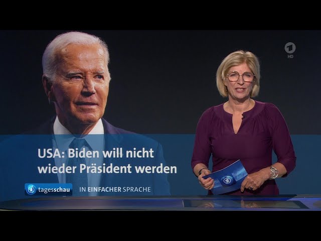 tagesschau in Einfacher Sprache 19:00 Uhr, 22.07.2024