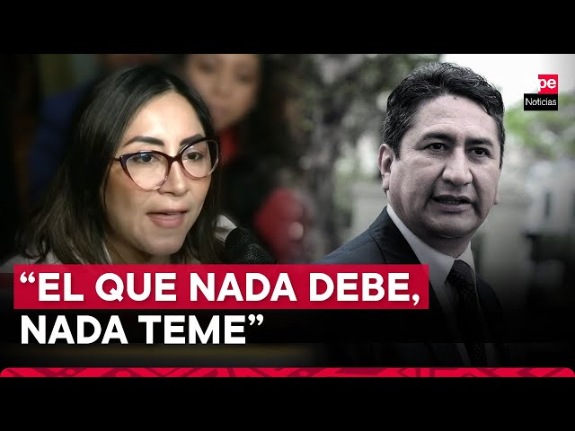 Kelly Portalatino negó comunicación con prófugo Vladimir Cerrón