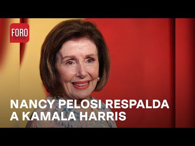 Nancy Pelosi apoya Kamala Harris como candidata demócrata - Las Noticias