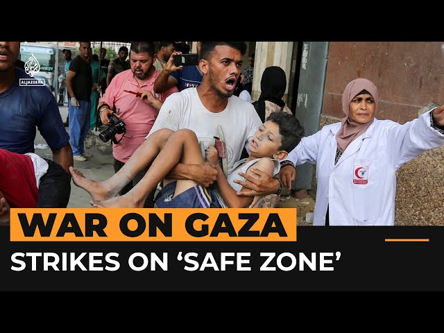 Israeli strikes kill dozens in Gaza moments after evacuation order | Al Jazeera Newsfeed