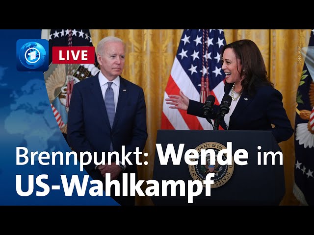 Wende im US-Wahlkampf: Macht Harris jetzt das Rennen? |  ARD-Brennpunkt