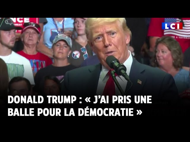 ⁣Donald Trump : « J’ai pris une balle pour la démocratie »