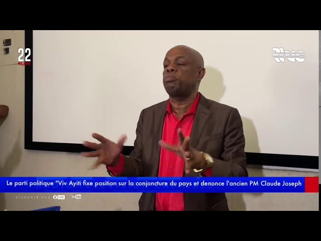 ⁣Le parti politique "Viv Ayiti fixe position sur la conjoncture et denonce l'ancien PM Clau