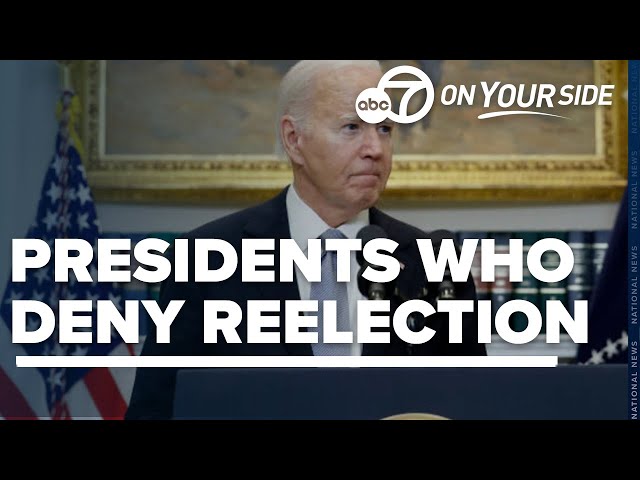 ⁣A history of Presidents who have chosen to not seek re-election