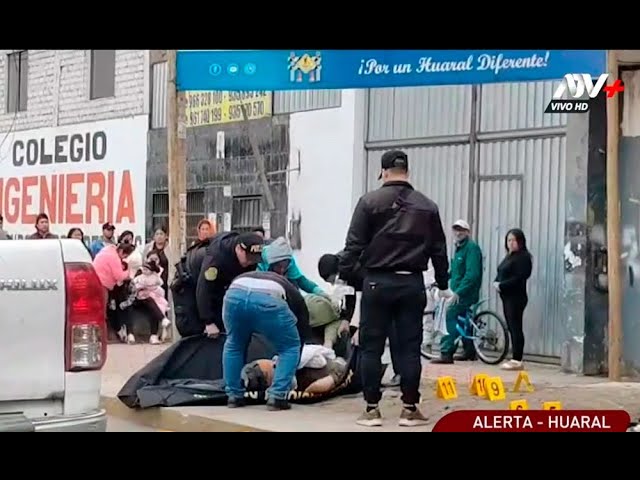 Hombre de 25 años es asesinado de 8 disparos en Huaral