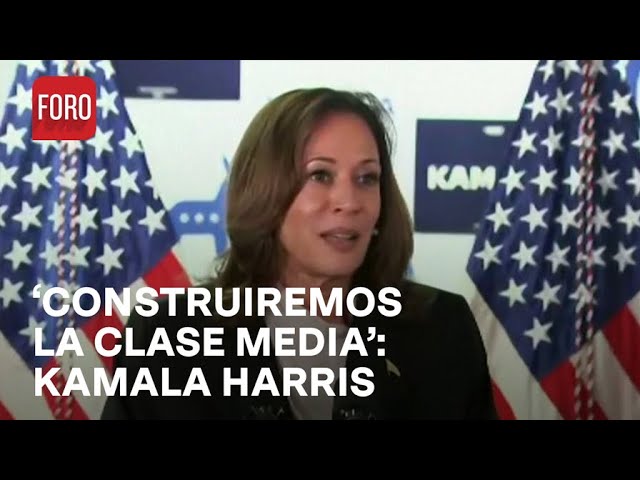 Construir la clase media, un objetivo que definirá mi presidencia: Kamala Harris - Las Noticias