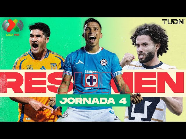 RESUMEN DE LA JORNADA 4 | Completo | Liga Mx - Apertura 2024 | TUDN