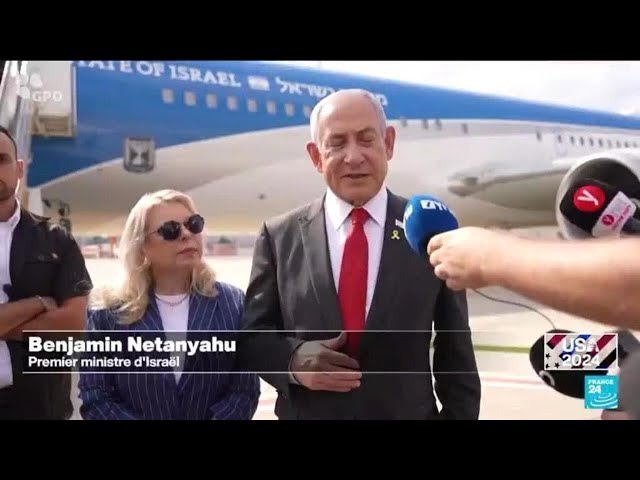 Le Premier ministre israélien Benjamin Netanyahu en déplacement à Washington • FRANCE 24