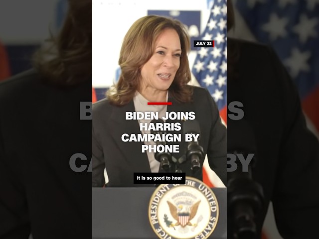 ⁣Hear Biden's message for Harris and her campaign