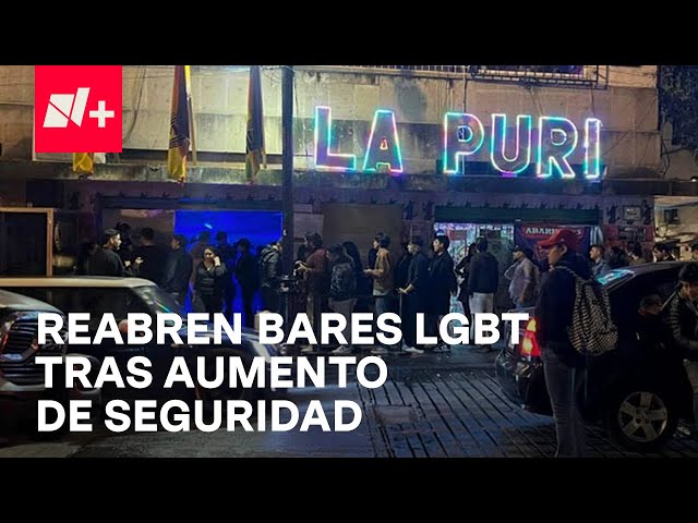 ⁣Antros LGBTQ+ del Centro Histórico reabren puertas tras seguridad policiaca - En Punto