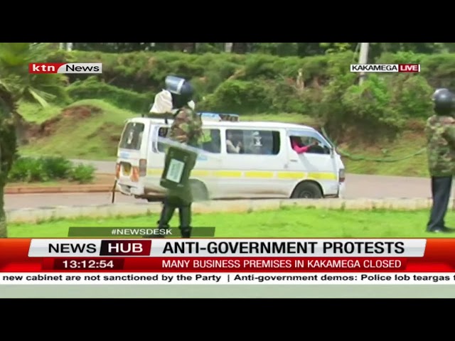⁣Anti-government protests: Current situation in Kakamega, calm witness