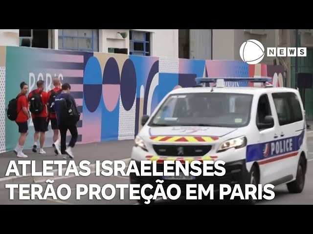 Atletas israelenses terão proteção 24 horas por dia em Paris