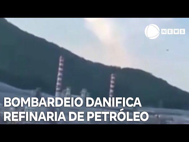 Bombardeio ucraniano danifica refinaria de petróleo