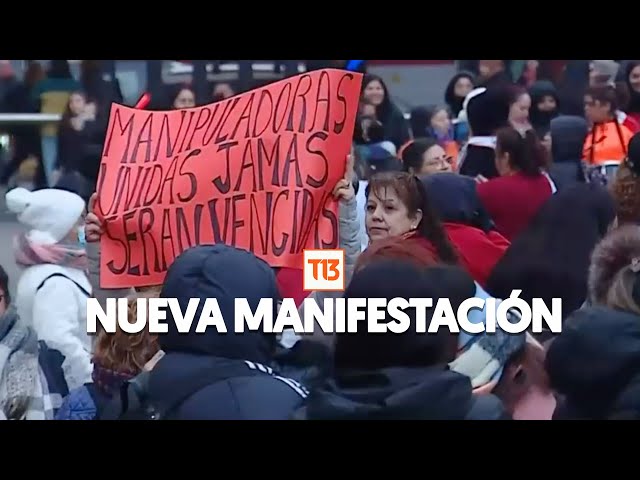 Nueva manifestación de manipuladoras de alimentos