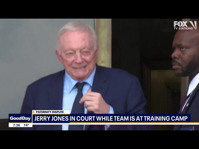 ⁣Jerry Jones in court for paternity dispute