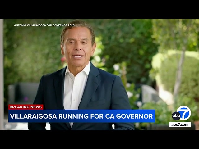 ⁣Former LA Mayor Antonio Villaraigosa running for California governor