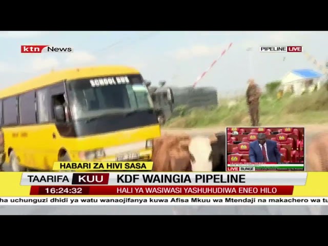 ⁣KDF waingia Pipeline, Embakasi huku maandamano Nairobi yakiendelea