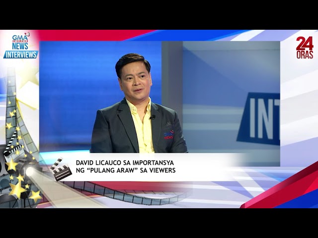 ⁣David Licauco, umaasang maraming Pilipino ang makakakuha ng aral ng "Pulang Araw"