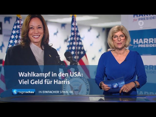 tagesschau in Einfacher Sprache 19:00 Uhr, 23.07.2024