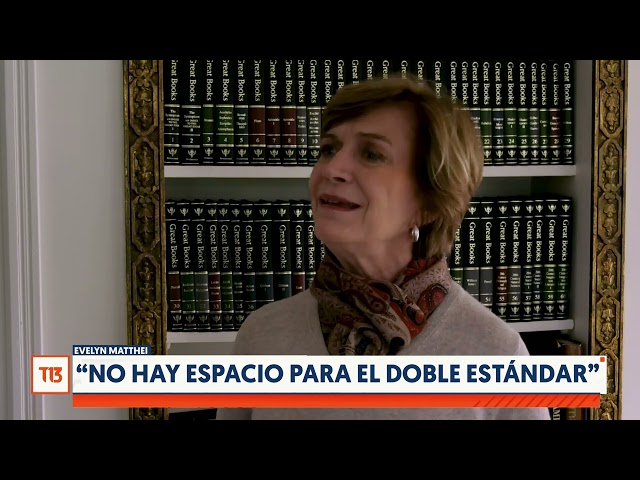⁣Evelyn Matthei: "Han habido delitos cometidos por Eduardo Macaya que han sido condenados"